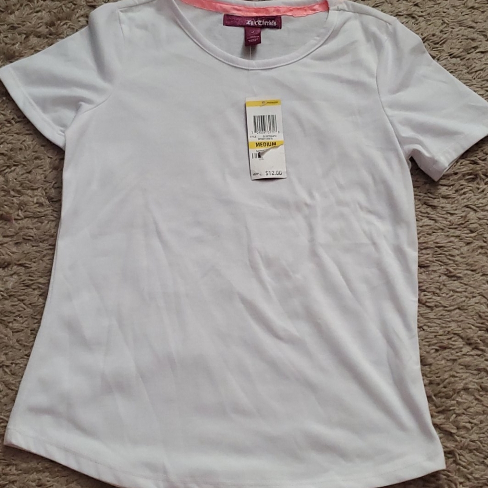 Girls white t shirt